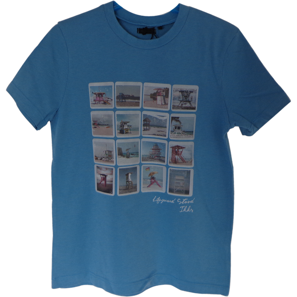 T-shirt IKKS Bleu avec imprimés