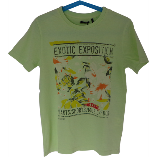 T-shirt IKKS Vert "Exotic Exposition"
