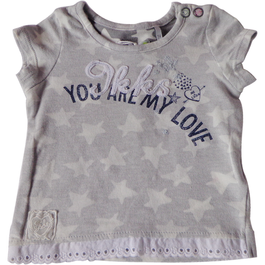 T-shirt IKKS "You are my love" avec étoiles